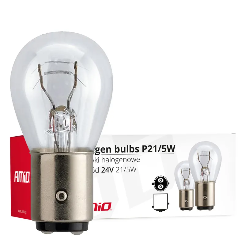 Halogeenipolttimo P21/5W Bay15d 24V 21W/5W 10 kpl Tarjoushinta