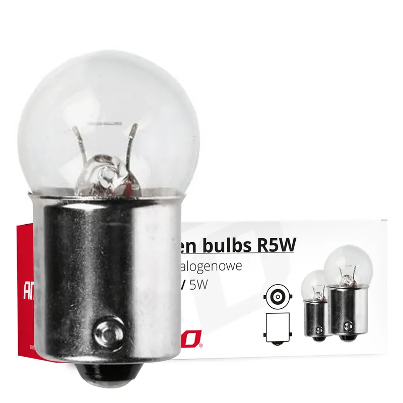 Halogeenipolttimo R5W BA15s 24V 10 kpl Korkea Laatu