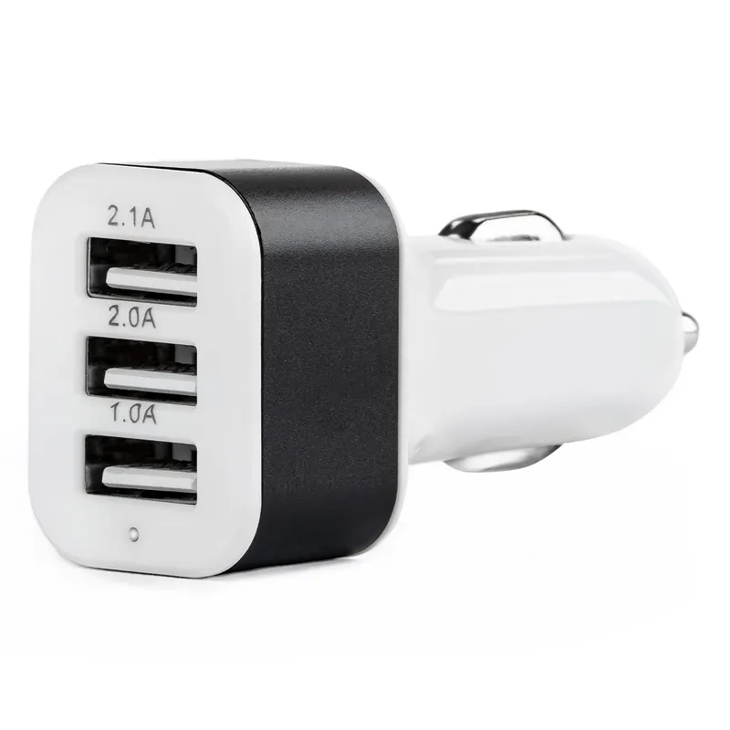 Kampanjahinta Autolaturi 3x USB valkoinen PCH-03