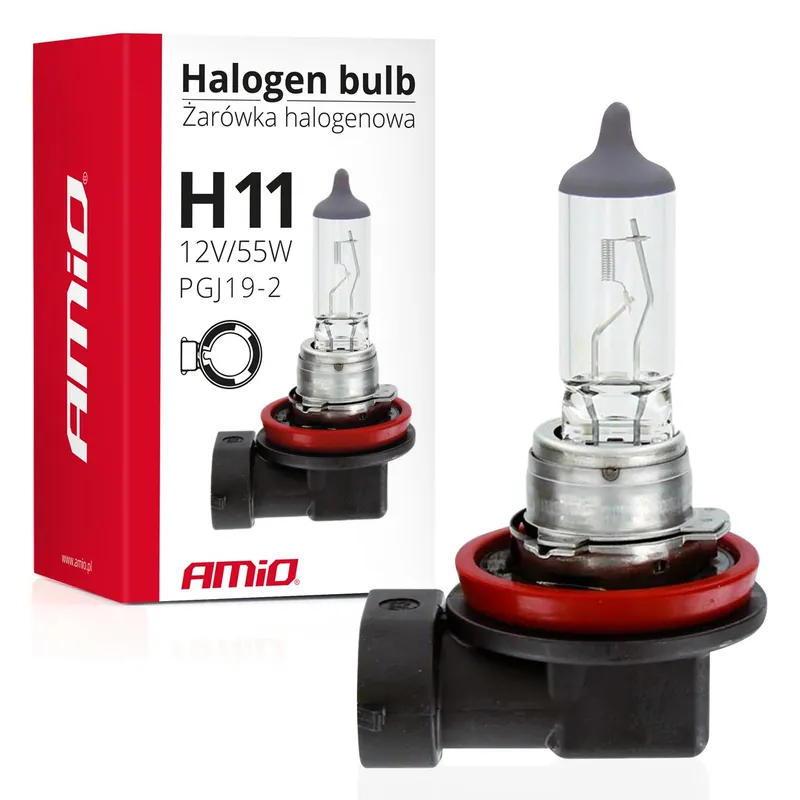 Älä Missaa Halogeenipolttimo H11 12V 55W UV-suodatin (E8)