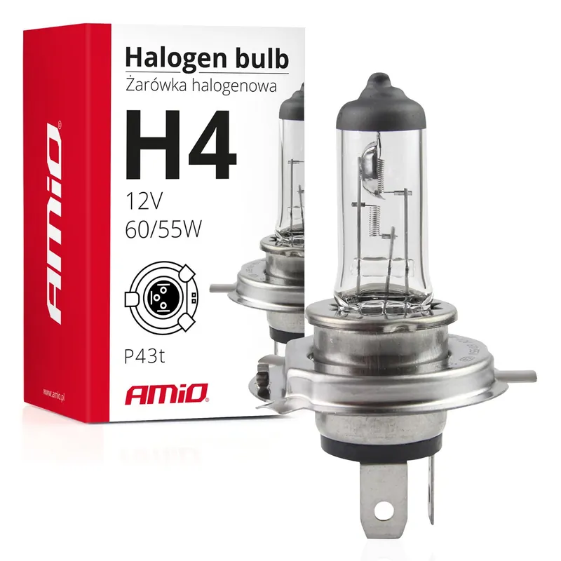 Edullinen Hinta Halogeenipolttimo H4 12 V 60/55 W UV-suodatin (E8)