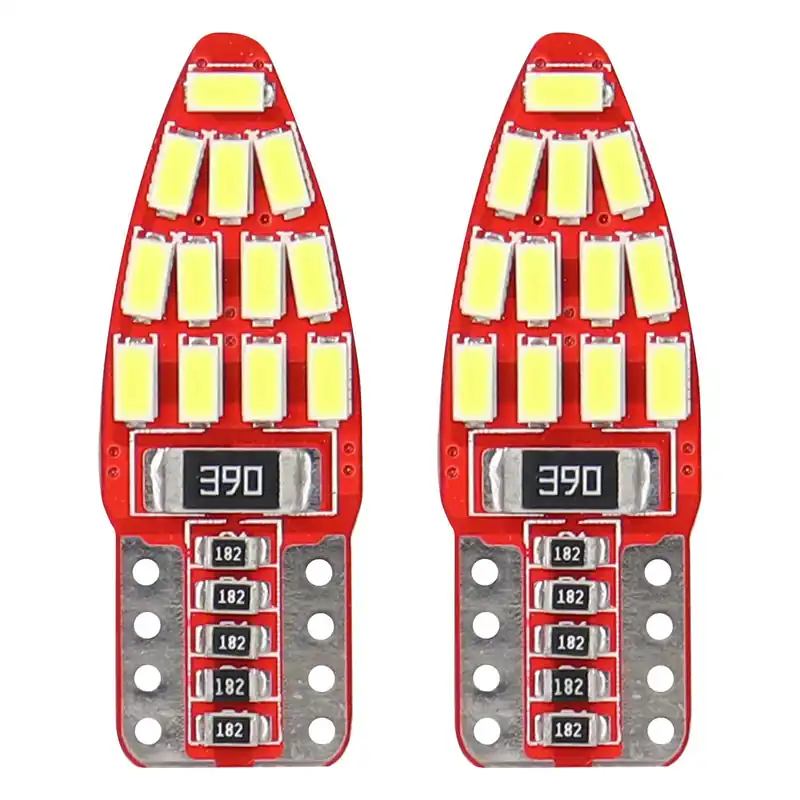 Kuuma Tarjous LED-polttimo CANBUS 24SMD 3014 T10e (W5W) valkoinen 12V