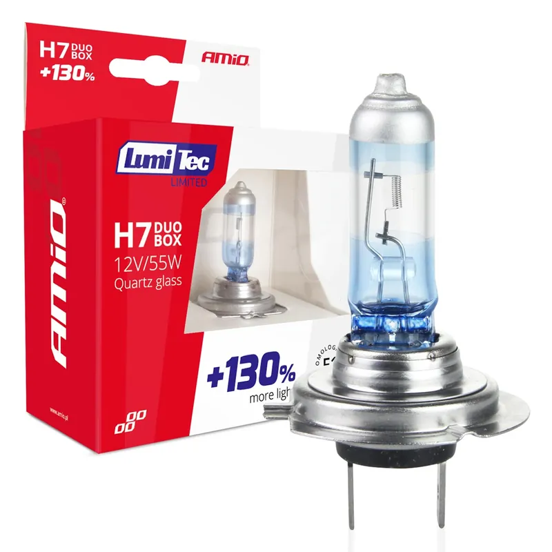 Bestseller Halogeenipolttimo H7 12 V 55 W Lumitec Limited +130% Duo