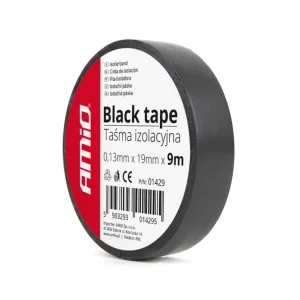 Viikonlopputarjous Eristysteippi, musta 19 mm x 9 m (12 kpl/pakkaus)