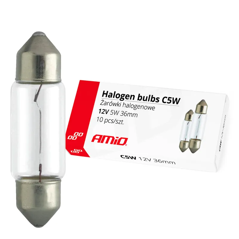 Viimeinen Mahdollisuus Halogeenipolttimo C5W-Feston 36 mm 12 V 10 kpl