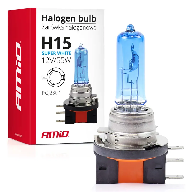 Viikonlopputarjous Halogeenipolttimo H15 12 V 55 W Super White