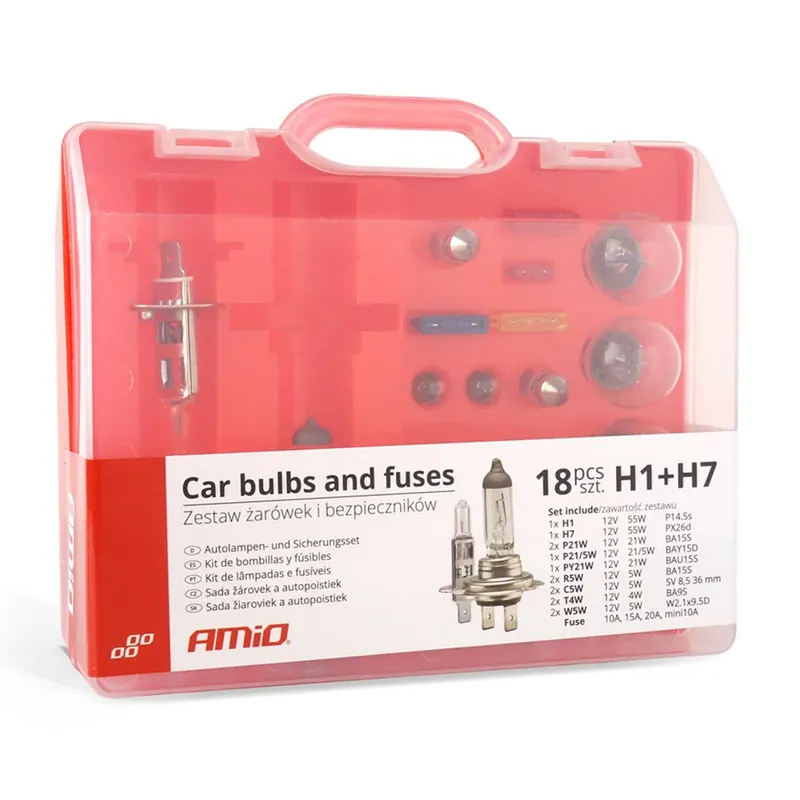 Halogeenipolttimosarja 18 kpl (H1+H7) Eniten Myyty
