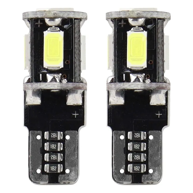 Loppuunmyynti LED-polttimo CANBUS 5SMD 5730 T10 (W5W) valkoinen
