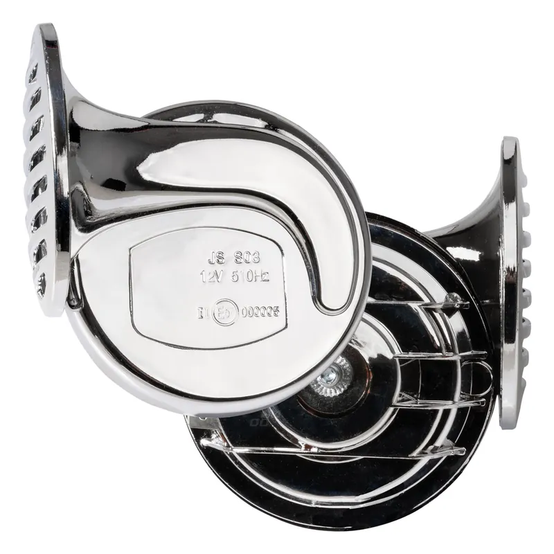 Viikonlopputarjous Äänitorvi kromattu 12 V 2 kpl CHR-01