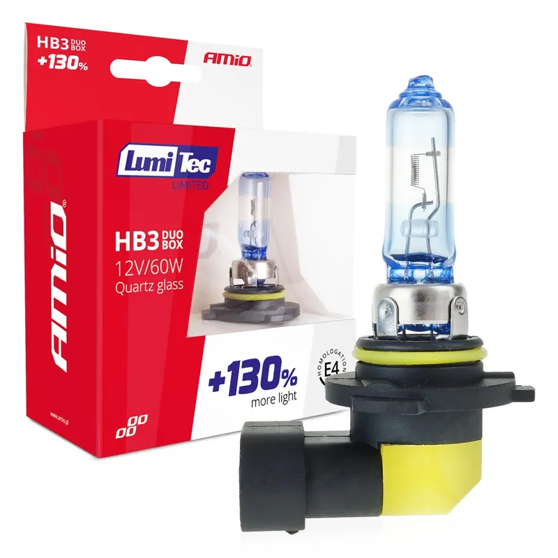 Halogeenipolttimo HB3 12 V 60 W Lumitec Limited +130% Duo Edullinen
