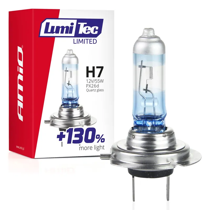 Viimeinen Mahdollisuus Halogeenipolttimo H7 12 V 55 W Lumitec Limited +130%