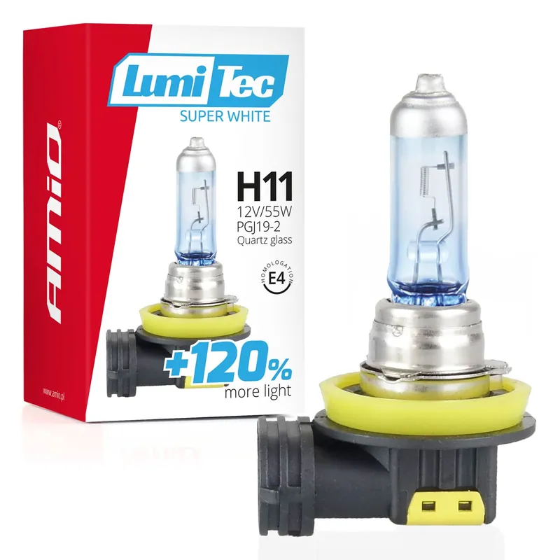 Päivän Tarjous Halogeenipolttimo H11 12 V 55 W Lumitec Super White +120%