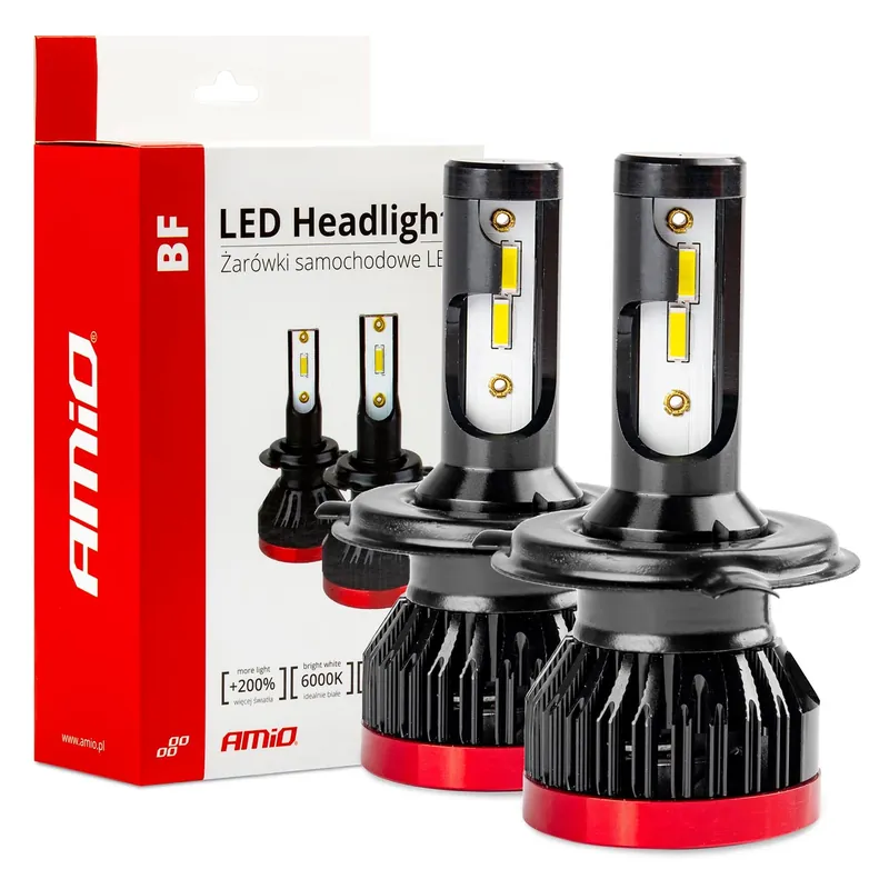 LED-ajovalo H4/H19 BF-sarja Amio Tukkuhinta