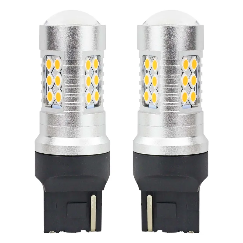 LED CANBUS 3030 24SMD T20 7440 WY21W oranssi 12 V/24 V Alkuperäinen