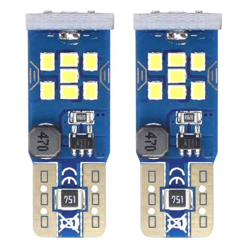 Alennettu LED-polttimo CANBUS 21 SMD UltraBright T10 W5W valkoinen 12V/24V