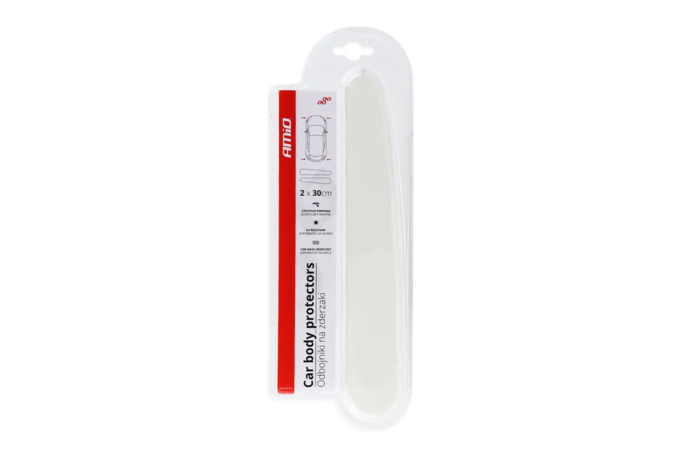 Läpinäkyvä puskurinsuoja 2 x 30 cm CBP-2 Superhinta