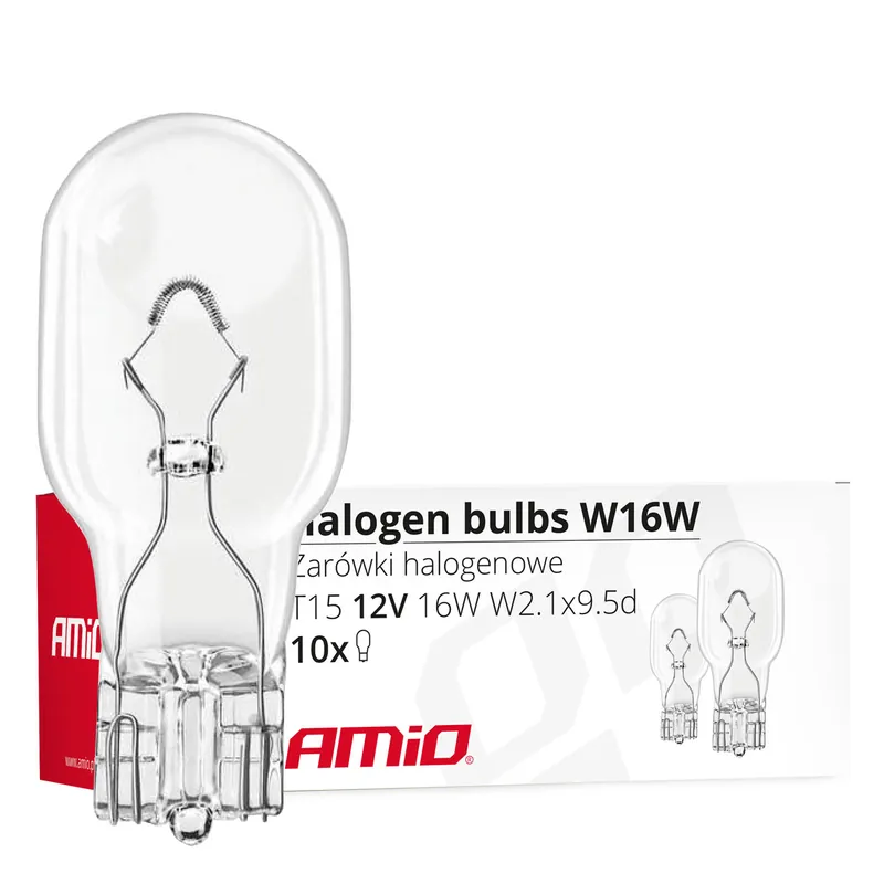 Halogeenipolttimo W16W T15 16 W W2.1X9.5d 12 V 10 kpl Korkea Laatu