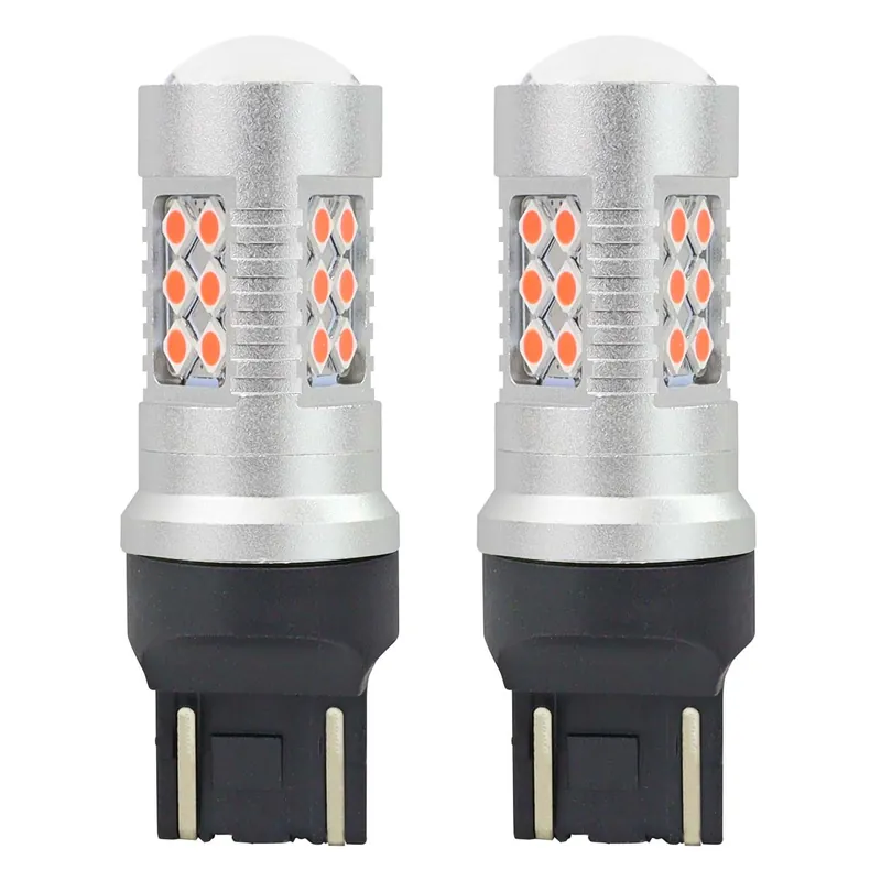 LED-polttimo CANBUS 3030 24SMD T20 7443 WR21/5W punainen 12V/24V Tilaa Heti
