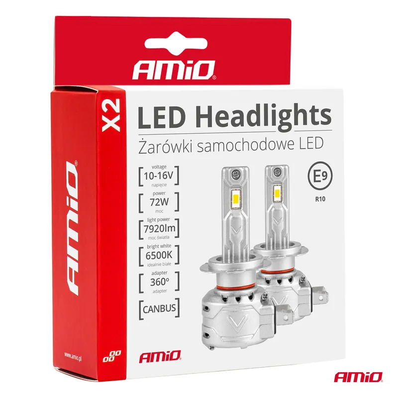LED-ajovalo H3 X2-sarja AMiO Viikonlopputarjous