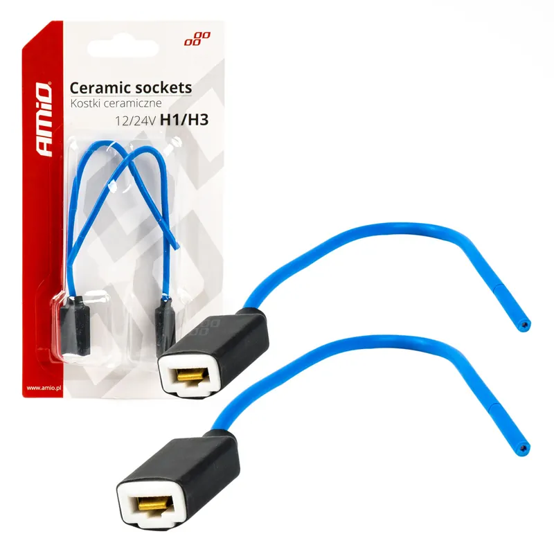 Keraaminen lampunkantatukiliitin suora 2 kpl H1/H3 Edullinen