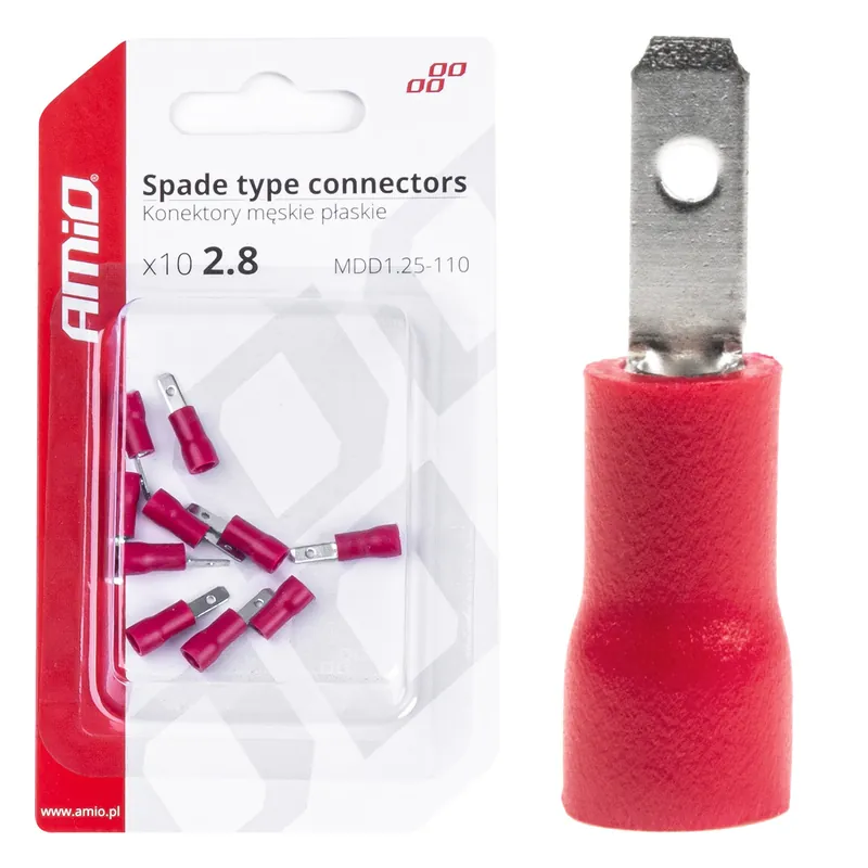 Lattaliitinuros 3,8 mm 0,5-1,5 mm² 10 A 10 kpl Uutuus
