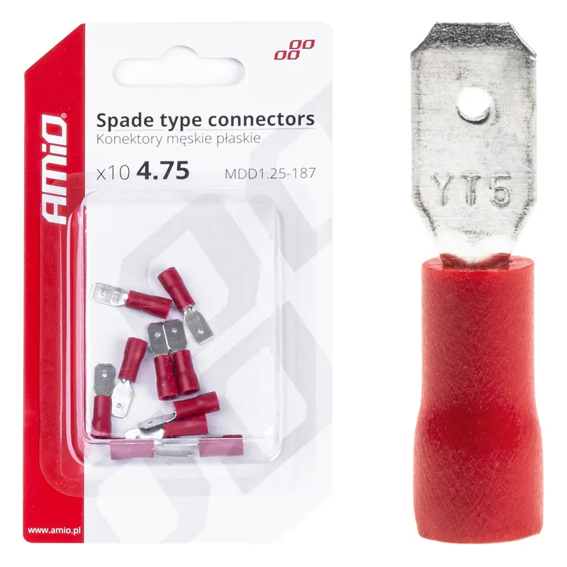 Viikonlopputarjous Lattaliitinuros 5,6 mm 0,5-1,5 mm² 10 A 10 kpl