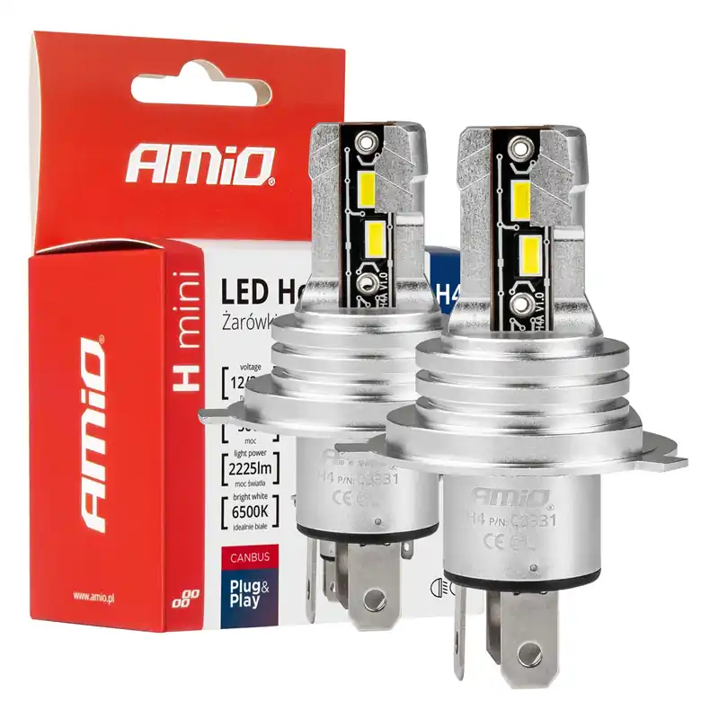 Löytö LED-ajovalo H4/H19 H-mini AMiO