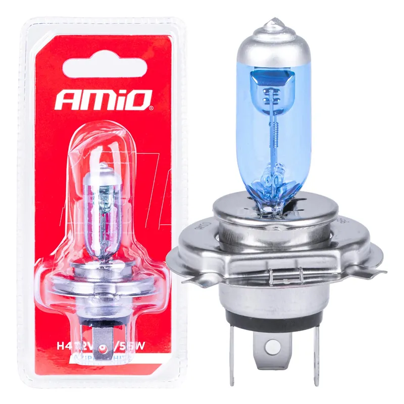 Halpa Hinta Halogeenipolttimo H4 12 V 60/55 W Super White 1 kpl blister