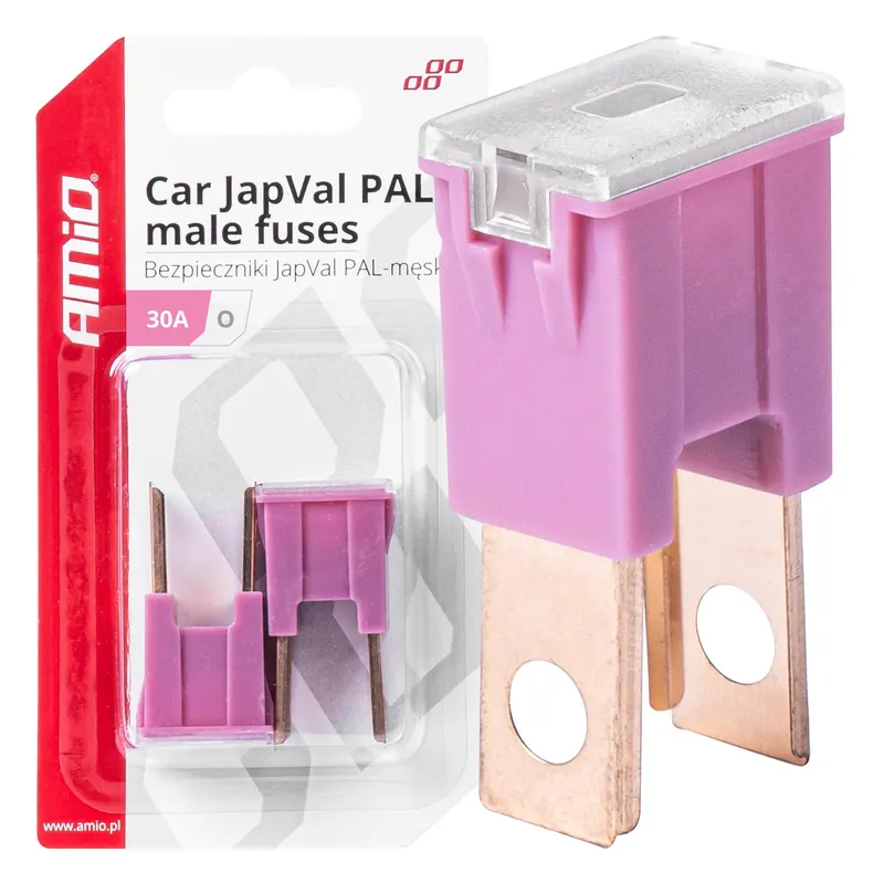 Ilmainen Palautus JAPVAL PAL O -autosulake suorilla jaloilla 30A