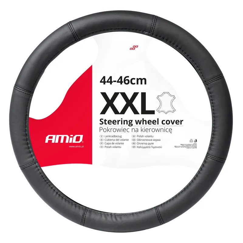 Ohjauspyörän suoja Leather Series SWC-48-XXL (44-46 cm) Aito