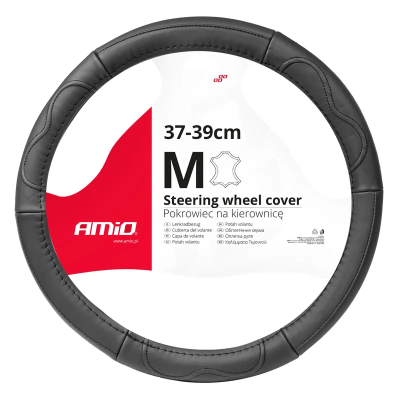 Suosittu Ohjauspyörän suoja Leather Series SWC-49-M (37-39 cm)