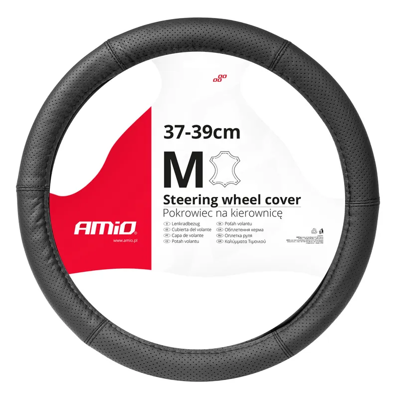 Ohjauspyörän suoja Leather Series SWC-50-M (37-39 cm) Tehdashinta