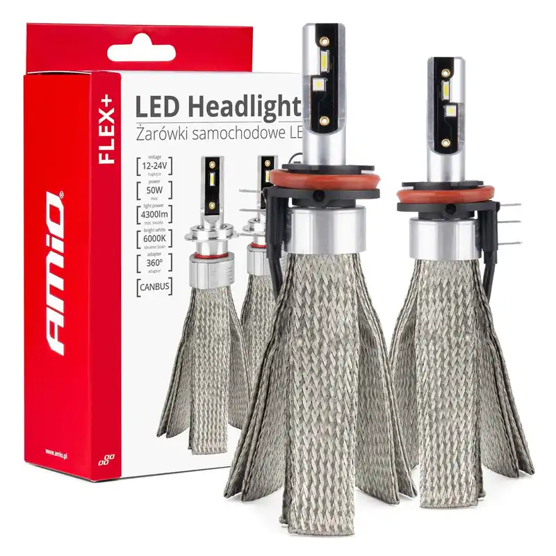 LED-ajovalot FLEX+ H15 6000K Series 12V/24V CANBUS Ilmainen Palautus