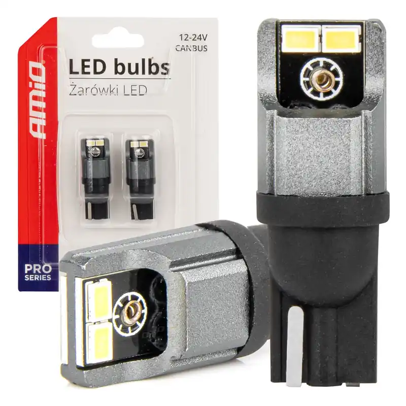 LED-polttimo CANBUS 3020 4SMD T10 W5W W10W 12V/24V Tehdashinta
