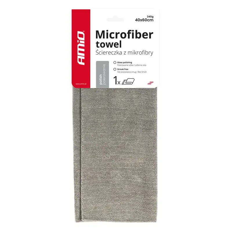 Uusi Malli Mikrokuituliina 40x60cm 340g AMIO-03743