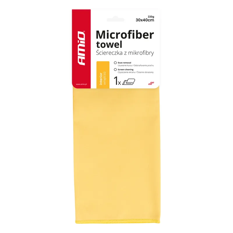 Loppuunmyynti Mikrokuituliina 30x40cm 220g AMIO-03744