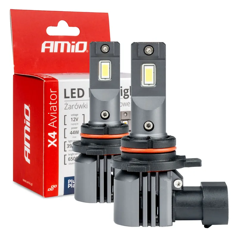 LED-ajovalot X4-sarja AVIATOR HIR2 9012 6500K max 44 W Kampanjahinta