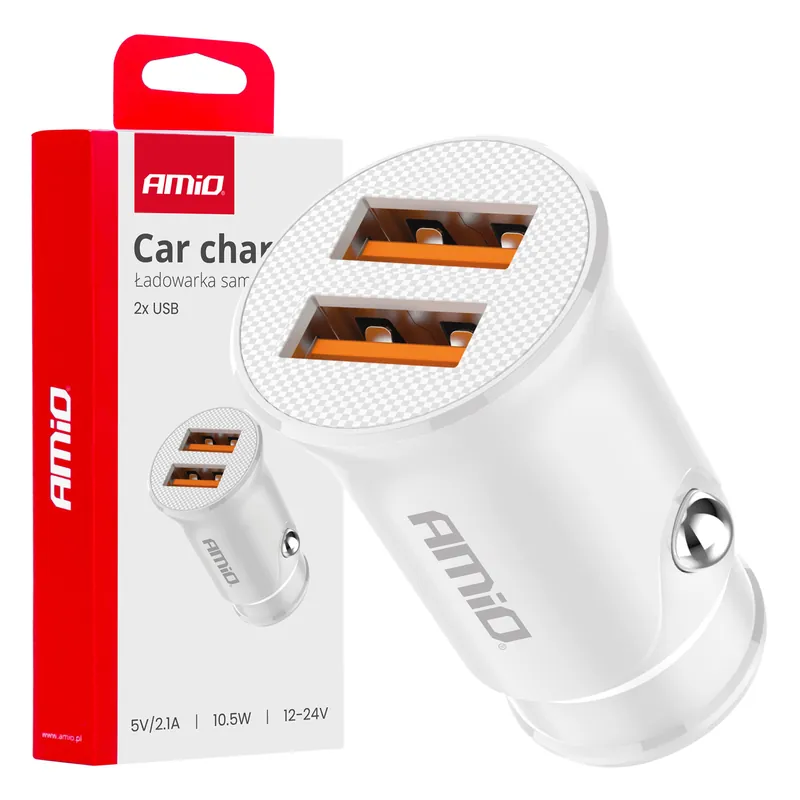 Autolaturi 2x USB 12/24v – Nopea Lataus 2 Laitteelle Merkkituote