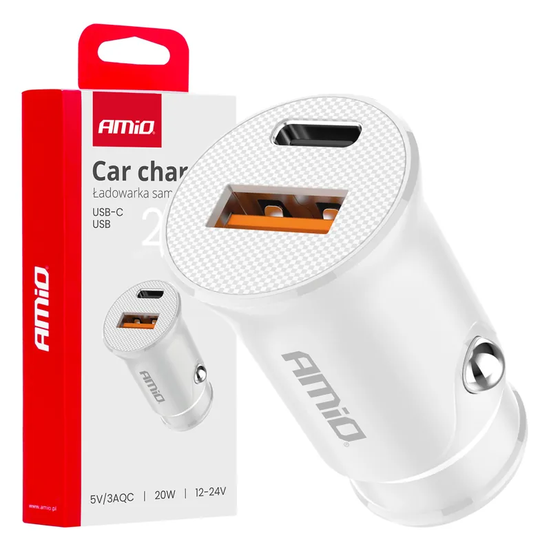 Edullinen Hinta Autolaturi USB-A + USB-C 20 W 12/24 V