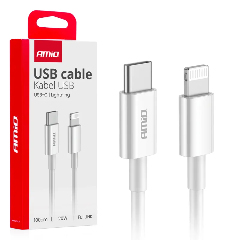 Tarjoushinta Cafele USB-C – Lightning kaapeli 20 W 100 cm FullLINK