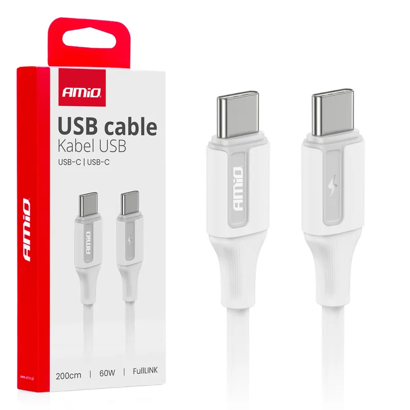 Halpa Hinta Cafele USB-C – USB-C kaapeli 60 W 200 cm FullLINK