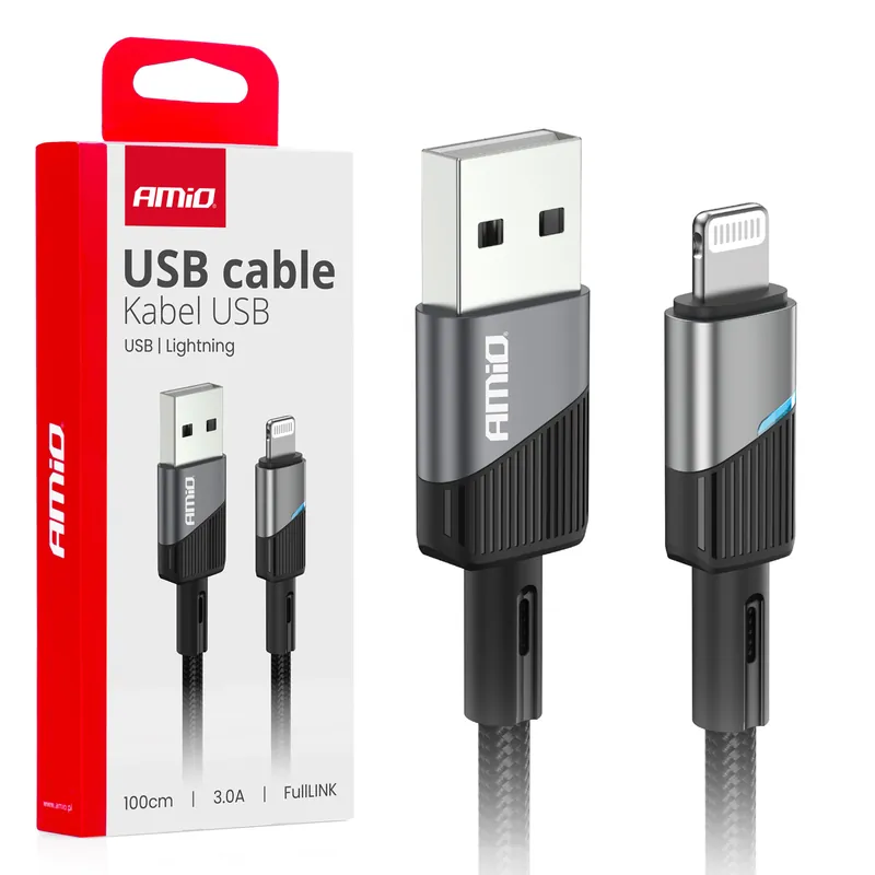 Cafele USB – Lightning 3A 100cm FullLINK Tukkuhinta