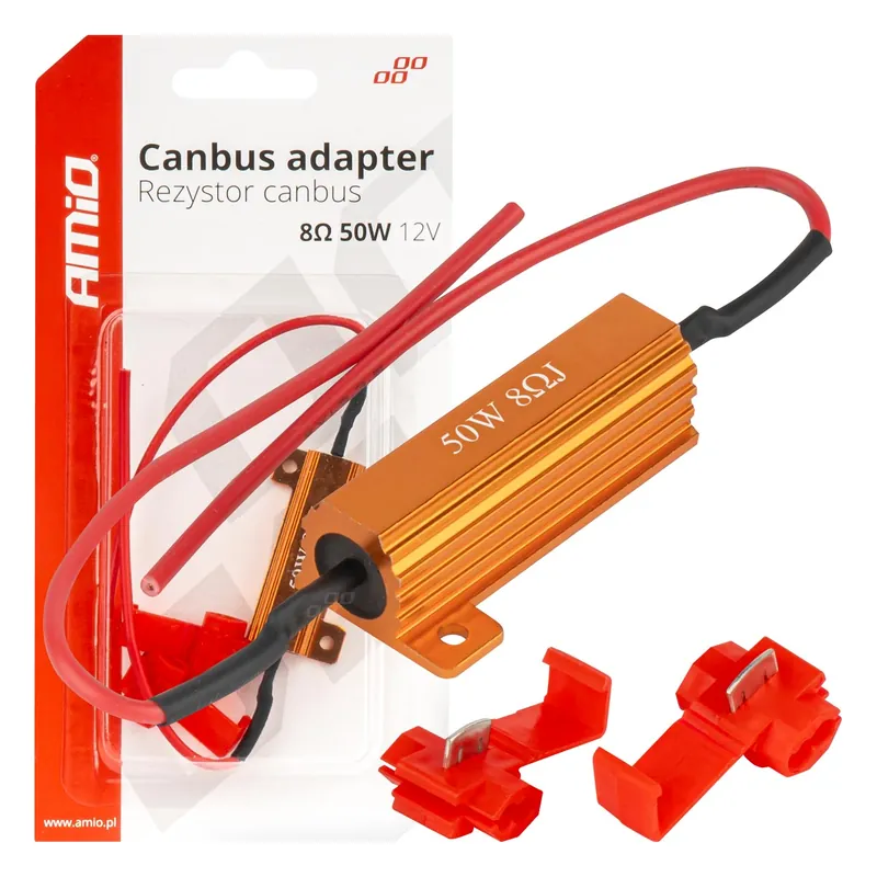 CANBUS-vastukset LED-polttimoon 8Ω 50W Eniten Myyty