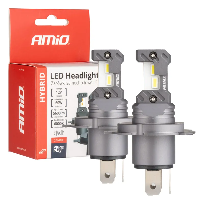 Älä Missaa LED-ajovalot Hybrid-sarja H4 H19 6000K CANBUS 60 W
