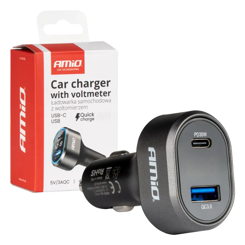 Poisto Nopea autolaturi jännite-LED-näytöllä 3.0 PD30W