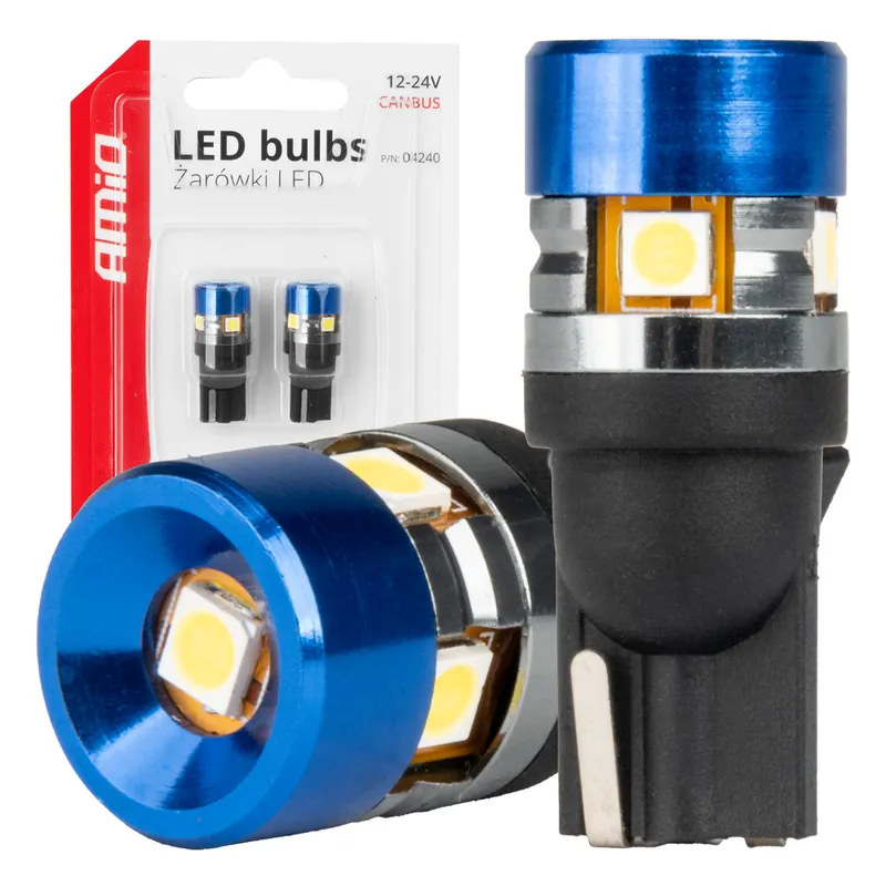 LED-polttimo CANBUS T10 W5W 5SMD 3030 valkoinen 12V/24V Tarjous