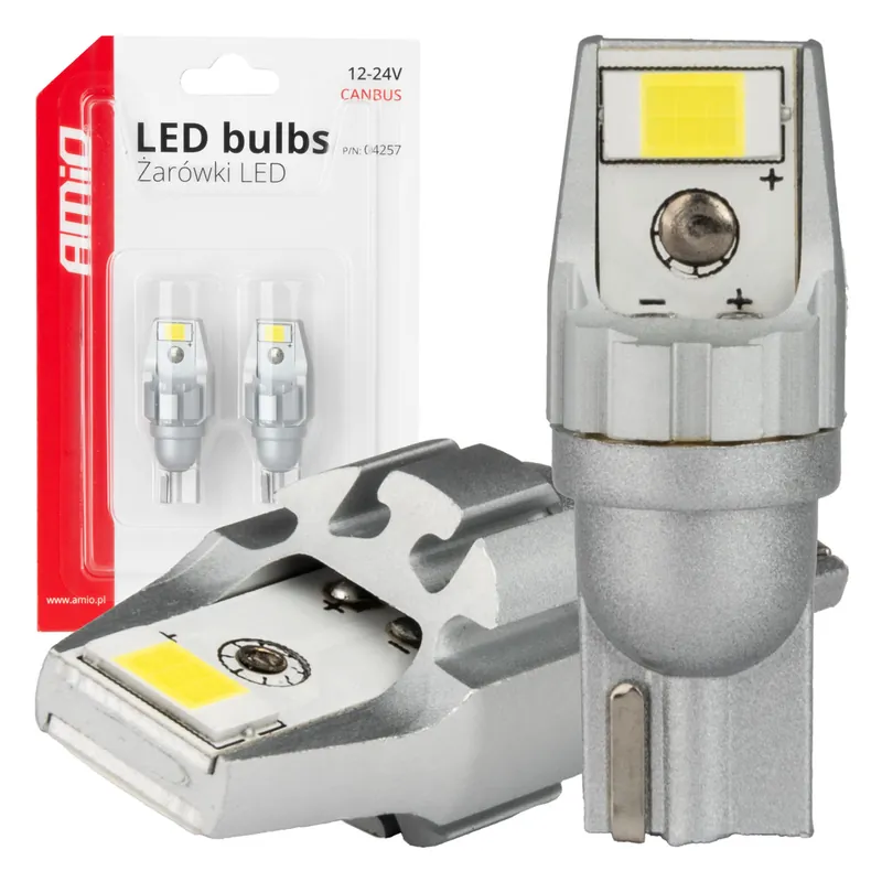 LED CANBUS T15 W16W 2SMD 3570 valkoinen 12V/24V polttimo Tilaa Nyt