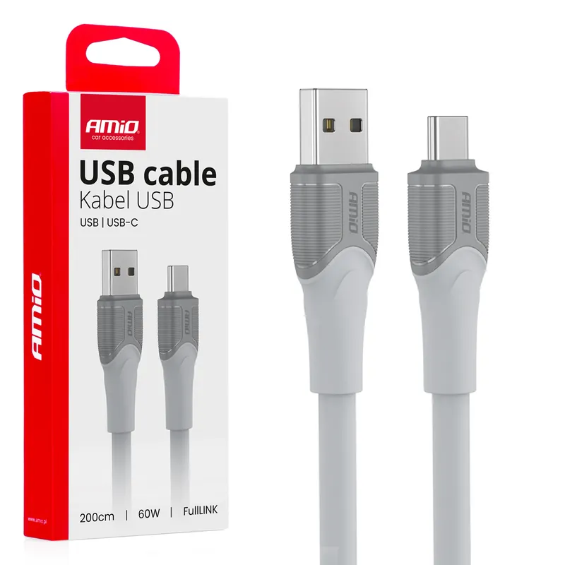 Kabel USB-A – USB-C 60 W 200 cm FullLINK malli X111 Uutuus
