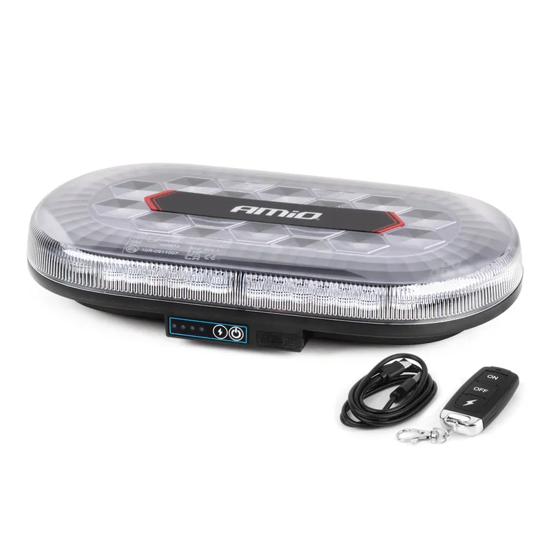 Langaton LED-valorampi R65 R10 326x186x63 mm 26 W 12/24 V Flash-Tarjous