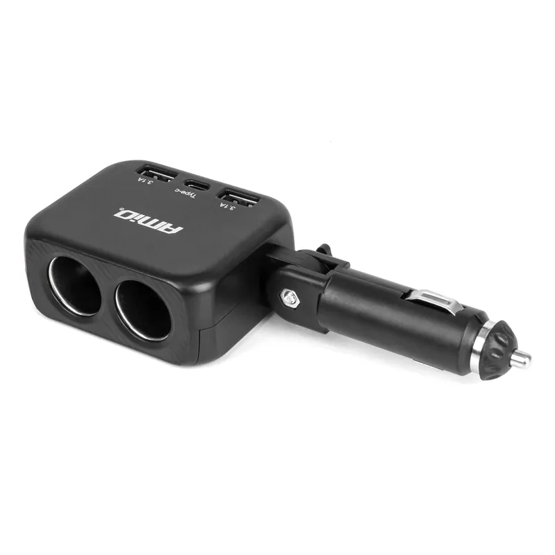 Kampanjahinta Jatkopistorasia 2x USB-A 1x USB-C 12V/24V 100W 180°